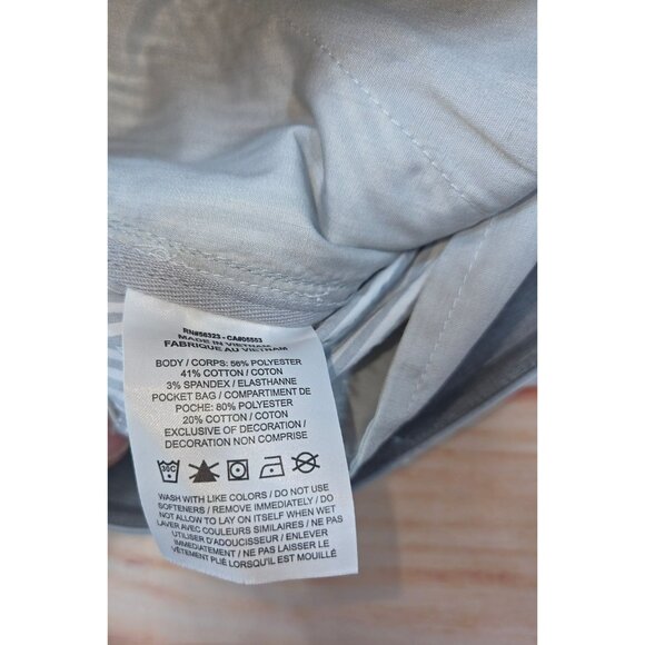 Nike Mens 32x30 Dri-Fit Striped Pants In Light Gray & White - Picture 6 of 8